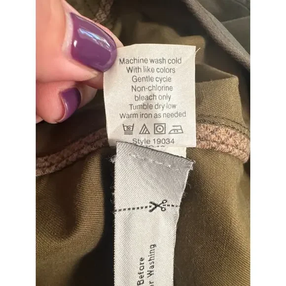 J.‎ Crew Downtown Field Waxed Utility Jacket Olive Green Brown 19034 Size XS - Picture 7 of 11